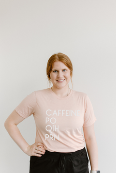 CAFFEINE PO Q1H CLEARANCE UNISEX TEE